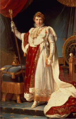 1804NapoleonInCoronationRobes